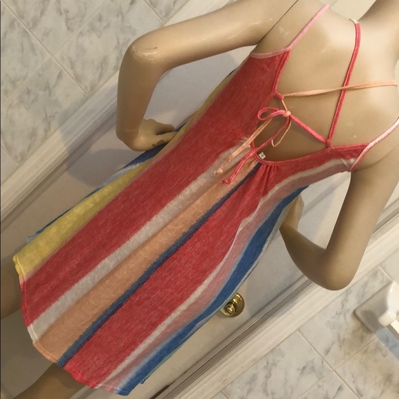 RAINBOW STRIPE DRESS - Picture 7 of 8